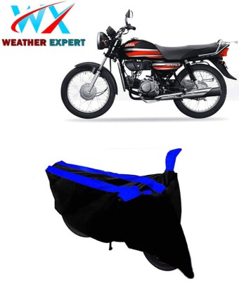 WEATHER EXPERT Two Wheeler Cover for Honda(CD Dawn, Black, Blue)