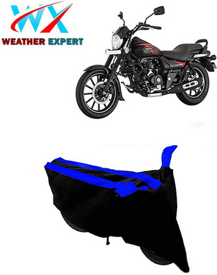 WEATHER EXPERT Two Wheeler Cover for Bajaj(Avenger 220 Street, Black, Blue)