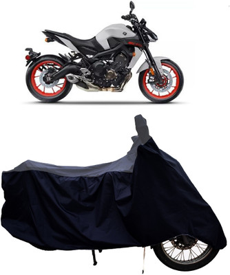 Tricway Two Wheeler Cover for Yamaha(MT 09 BS6, Grey, Black)