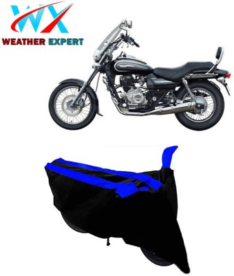 WEATHER EXPERT Two Wheeler Cover for Bajaj(Avenger 220 DTS-i, Black, Blue)