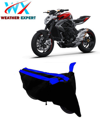 WEATHER EXPERT Two Wheeler Cover for MV Agusta(Brutale, Black, Blue)