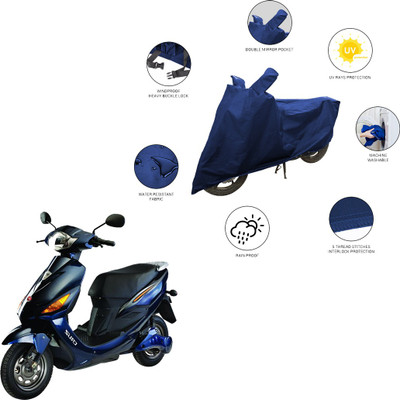 SS FOR YOUR SMART NEEDS Two Wheeler Cover for Hero(Electric Cruz, Blue)