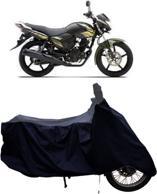 Tricway Two Wheeler Cover for Yamaha(Saluto, Grey, Black)