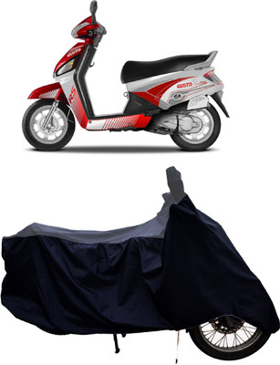 Tricway Two Wheeler Cover for Mahindra(Gusto Electric, Grey, Black)