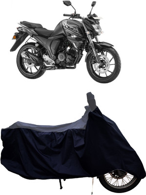 Tricway Two Wheeler Cover for Yamaha(FZ S FI (V 2.0) BS6, Grey, Black)