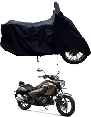 Tricway Two Wheeler Cover for Suzuki(Intruder 250 BS6, Grey, Black)