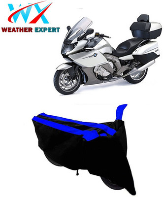 WEATHER EXPERT Two Wheeler Cover for BMW(K 1600, Black, Blue)