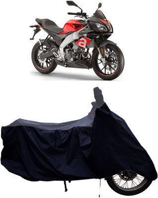 Tricway Two Wheeler Cover for Aprilia(Tuono 150 BS6, Grey, Black)