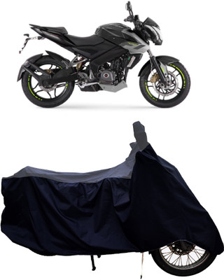 Tricway Two Wheeler Cover for Bajaj(Pulsar 200NS FI, Grey, Black)