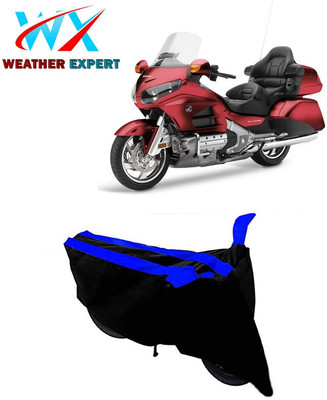 WEATHER EXPERT Waterproof Two Wheeler Cover for Honda(Gold Wing GL1800, Black, Blue)