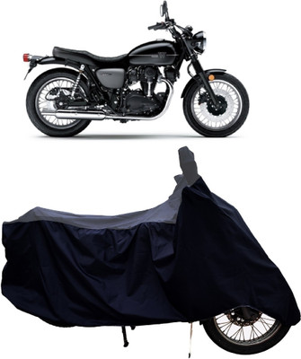 Tricway Two Wheeler Cover for Kawasaki(W800 BS6, Grey, Black)