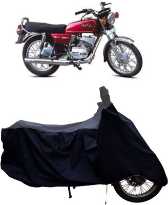 Tricway Two Wheeler Cover for Yamaha(RX 100, Grey, Black)