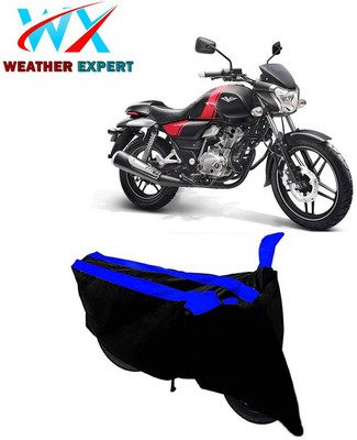 WEATHER EXPERT Waterproof Two Wheeler Cover for Bajaj(V 150, Black, Blue)