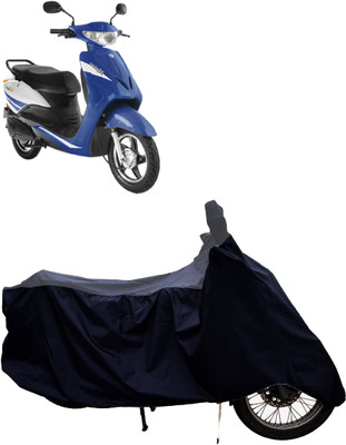 Tricway Two Wheeler Cover for Indus(Yo Xplor, Grey, Black)
