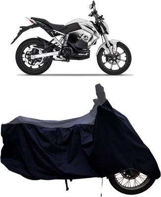 Tricway Two Wheeler Cover for Revolt(RV 400, Grey, Black)