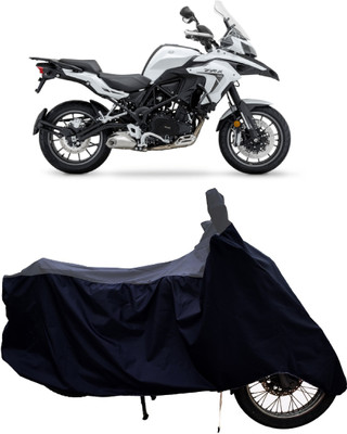 Tricway Two Wheeler Cover for Benelli(TRK 502, Grey, Black)