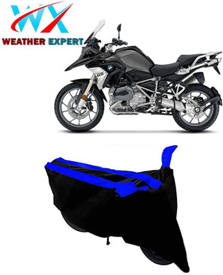 WEATHER EXPERT Two Wheeler Cover for BMW(1200 GS, Black, Blue)