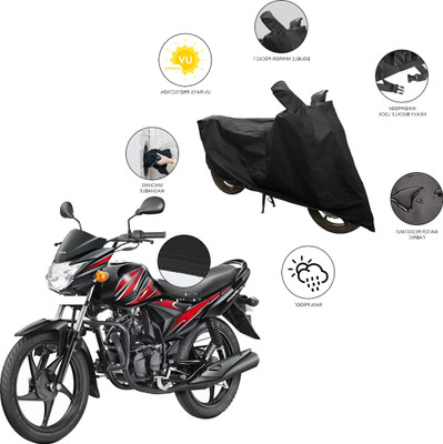 SS FOR YOUR SMART NEEDS Two Wheeler Cover for Suzuki(Hayate, Black)