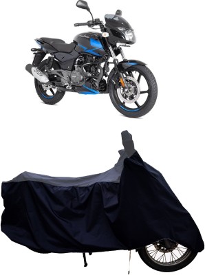 Tricway Two Wheeler Cover for Bajaj(Pulsar 150 DTS-i, Grey, Black)