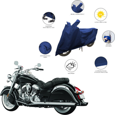SS FOR YOUR SMART NEEDS Two Wheeler Cover for Indian(Chief Classic, Blue)