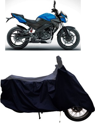 Tricway Two Wheeler Cover for Bajaj(Pulsar 250 BS6, Grey, Black)