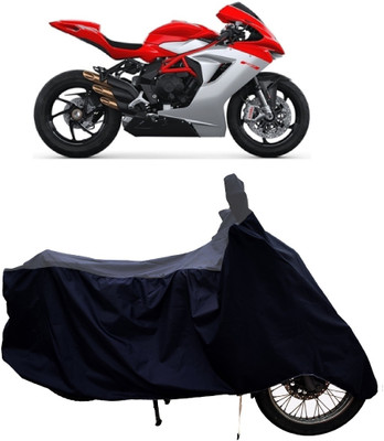 Tricway Two Wheeler Cover for MV Agusta(F3, Grey, Black)