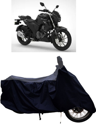 Tricway Two Wheeler Cover for Yamaha(FZ 25 BS6, Grey, Black)