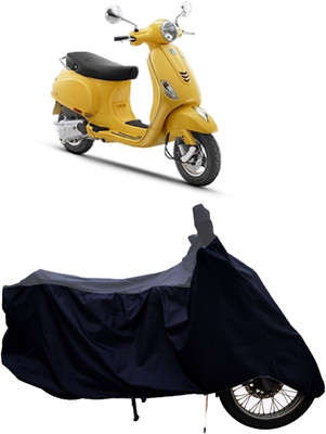 Tricway Two Wheeler Cover for Vespa(ZX 125, Grey, Black)