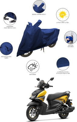 SS FOR YOUR SMART NEEDS Two Wheeler Cover for Yamaha(Ray-ZR 125FI BS6, Blue)