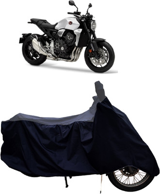 Tricway Two Wheeler Cover for Honda(CB 1000R, Grey, Black)