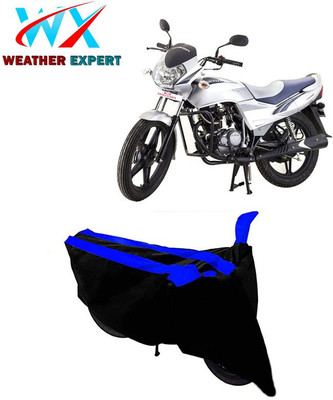 WEATHER EXPERT Two Wheeler Cover for LML(Freedom DX, Black, Blue)