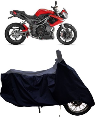 Tricway Two Wheeler Cover for Benelli(TNT R, Grey, Black)