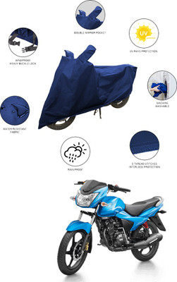 SS FOR YOUR SMART NEEDS Two Wheeler Cover for TVS(Victor BS6, Blue)