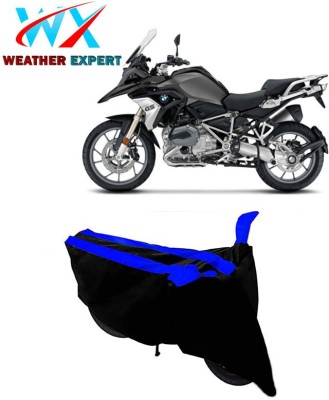 WEATHER EXPERT Waterproof Two Wheeler Cover for BMW(R 1200 GS, Black, Blue)