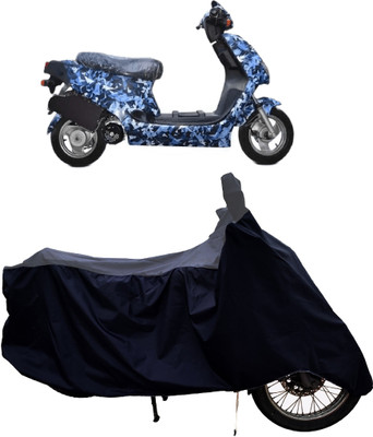 Tricway Two Wheeler Cover for Hero Electric(Electric, Grey, Black)