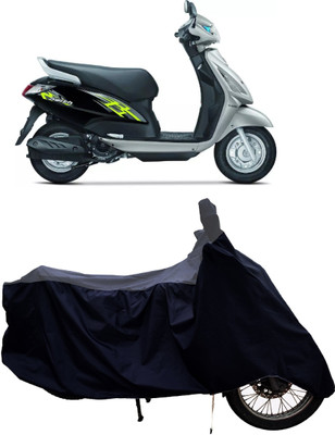 Tricway Two Wheeler Cover for Suzuki(Swish 125, Grey, Black)