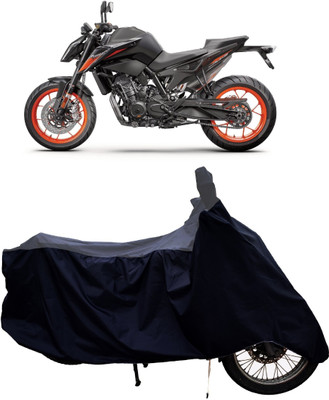 Tricway Two Wheeler Cover for KTM(790 Duke BS6, Grey, Black)