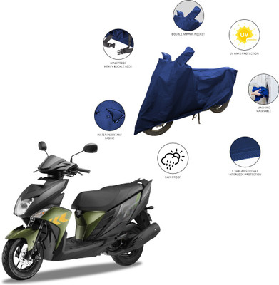 SS FOR YOUR SMART NEEDS Two Wheeler Cover for Yamaha(Ray ZR, Blue)