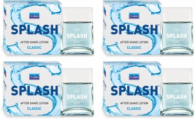 VI-JOHN After Shave Lotion Splash for Men | All Skin Type - Pack of 4(50 ml)