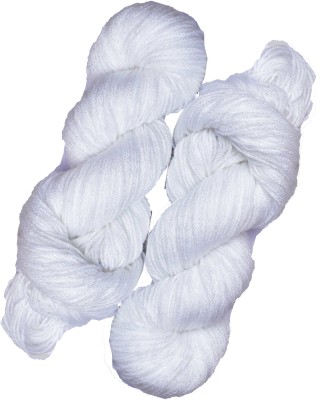 KNIT KING Represents Oswal Knitting Yarn Martina Wool, Crave Wool White 300 gm ART - BFJ