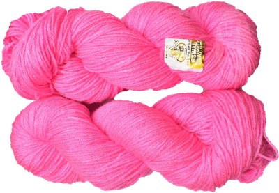 KNIT KING Represents Oswal Knitting Yarn Martina Wool, Crave Wool Pink 500 gm ART - BEF