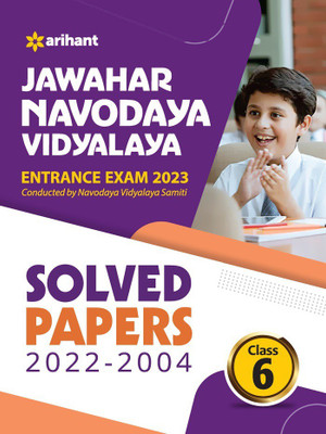 Jawahar Navodaya Vidyalaya Class 6 Solved Papers (2022-2004) Exam 2023(English, Paperback, unknown)
