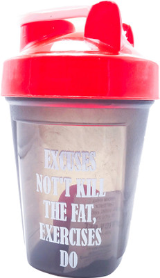 Te Quiti 400 ml Plastic Shaker(Pack of 1, Red)