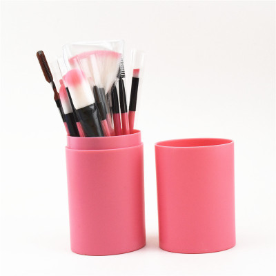 AVTY Makeup Brush Set With Storage Barrel(Pack of 12)