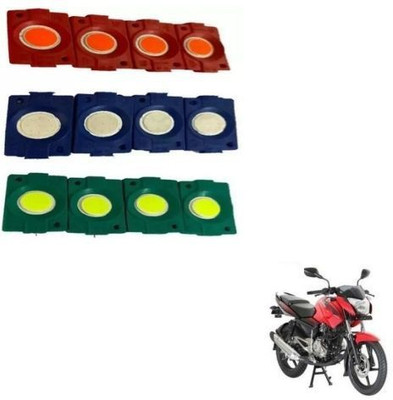 AUTOGARH LED Module Ultra Bright DC 12V Light For Bajaj pulsar 135 LS DTS-i Car Fancy Lights(Red, Blue, Green)