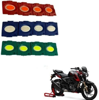 AUTOGARH LED Module Ultra Bright DC 12V Light For TVS apache RTR 200 Car Fancy Lights(Red, Blue, Green)
