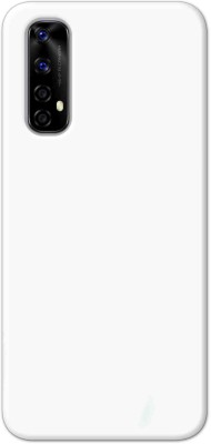 NDCOM Back Cover for Realme Narzo 20 Pro Plain White Printed(Multicolor, Hard Case, Pack of: 1)