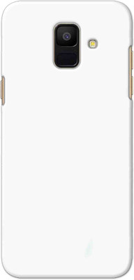 NDCOM Back Cover for Samsung Galaxy A6 Plain White Printed(Multicolor, Hard Case, Pack of: 1)