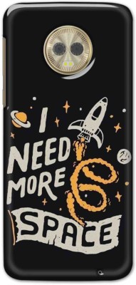 NDCOM Back Cover for Motorola Moto G6 I Need More Space Printed(Multicolor, Hard Case, Pack of: 1)