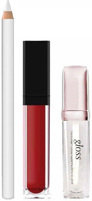 YAWI NEW BEST WHITE YE LINER WITH MATTE LIPSTICK AND LIP GLOSS(3 Items in the set)